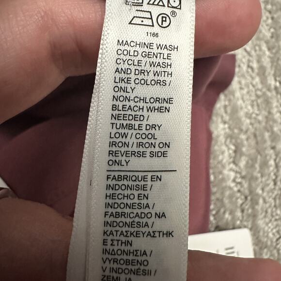 Athleta Calm Cool Pant Womens Small Purple Wide Leg Lightweight Lounge Travel - Picture 16 of 16